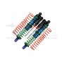 ALUMINIUM 6061-T6 FRONT/REAR L-SHAPE PIGGY BACK (BUILT-IN PISTON SPRING) ADJUSTABLE SPRING DAMPERS--TXM12170/LA