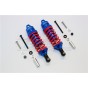 ALUMINUM FRONT/REAR ADJUSTABLE SPRING DAMPER - 1PR SET--XO087F/R