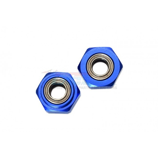 ALUMINIUM FRONT WHEEL HEX ADAPTER WITH BEARING - 2PCS SET (USE WITH GPM OPTIONAL EX WHEELS & TIRES)--DT3010F