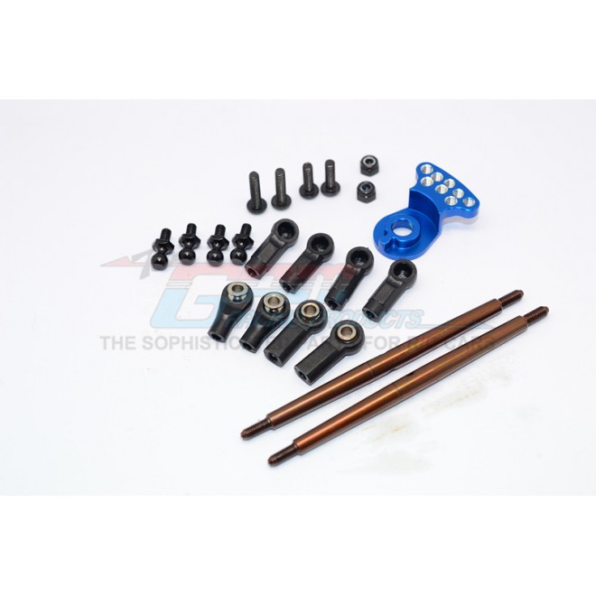 SPRING STEEL MODIFIED ANTI-THREAD  STEERING TIE ROD WITH SERVO SAVER (P3)  - 1SET--DT3160STM