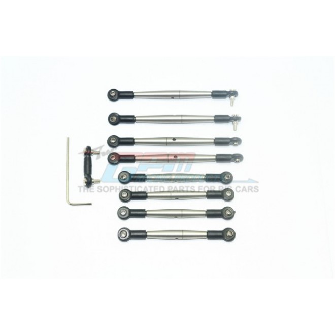 STAINLESS STEEL ADJUSTABLE TIE RODS -10PC SET--ERV160SN