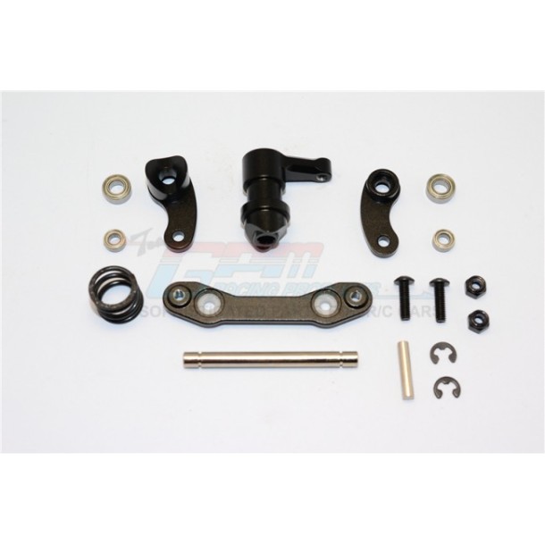 ALLOY FRONT/REAR BODY POST MOUNT WITH POST-1SET--MSV048