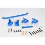 ALLOY FRONT C-HUB & FRONT KNUCKLE ARM (TOE-IN 5 DEGREE) & SCX160 TIE ROD  - 6PCS SET--SCX019021/5D