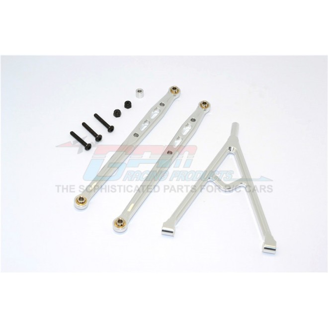 ALLOY FRONT CHASSIS LINKS PARTS TREE  - 3PCS SET--SCX049F