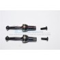 STEEL FRONT/REAR CVD SHAFT (23MM) - 1PR--SLTX223