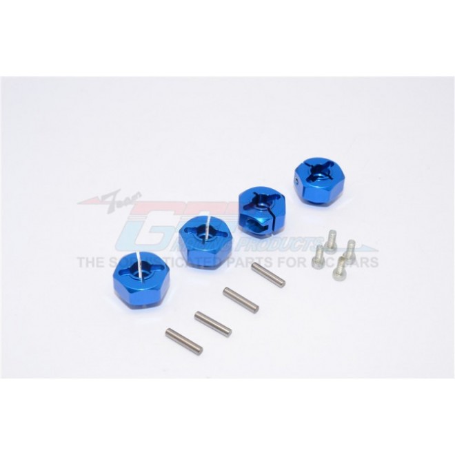 ALLOY HEX ADAPTORS (12MM) - 4PCS SET--WR010