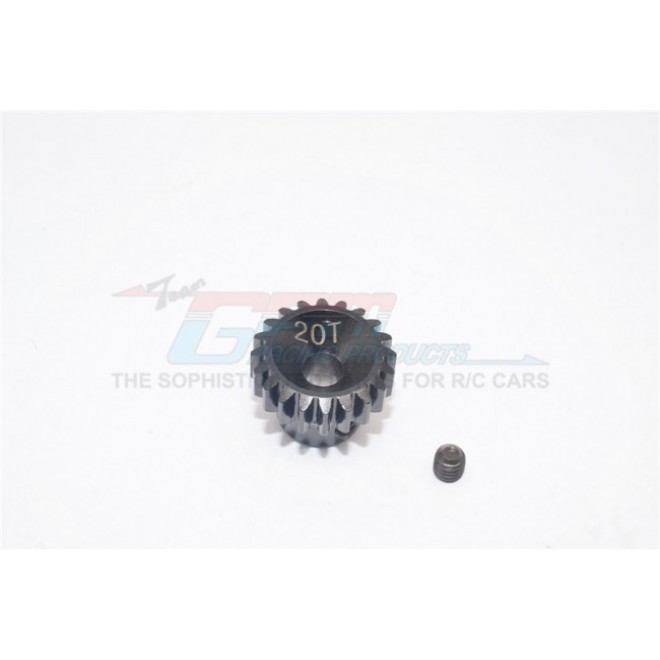 STEEL #45 PINION GEAR 32 PITCH 20T  - 1PC SET (FOR YETI / YETI XL)--YT020TS