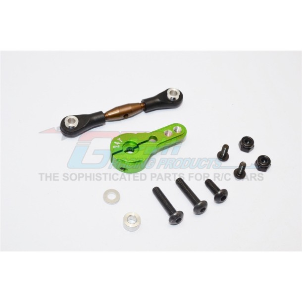 SPRING STEEL ANTI-THREAD TIE ROD WITH  ALUMINIUM SERVO HORN FOR 24T SPLINE  OUTP--YT16024