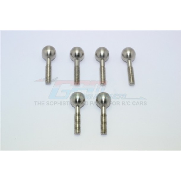 STAINLESS STEEL PILLOW BALL FOR REAR KNUCKLE ARMS- 6PC SET--MAN007SR