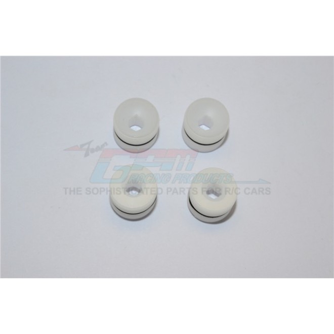 POM POLYOXYMETHYLENE FROMT CUPPED SEAT BALL THREADED COLLARS W/RUBBER O-RING - 4PC SET--KG021/DC