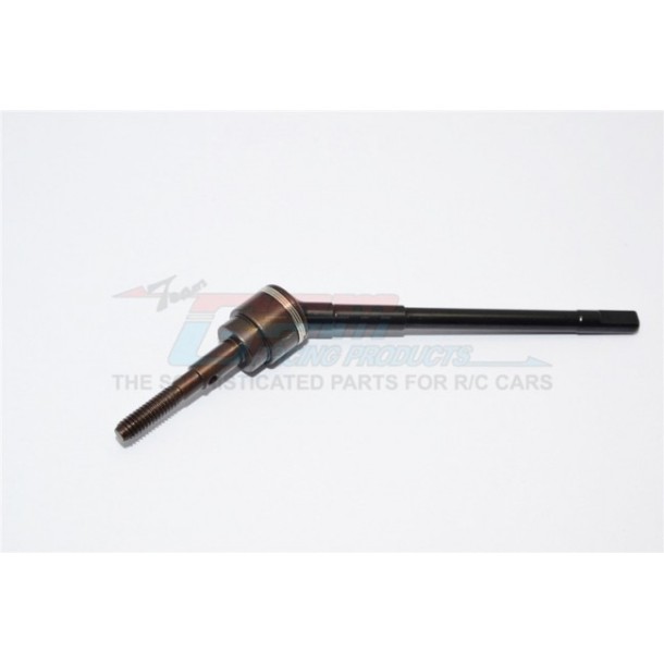 STEEL AXLE SHAFT SHORT (FOR WRAITH, SMT10 MONSTER JAM AX90055) --SMJ237S