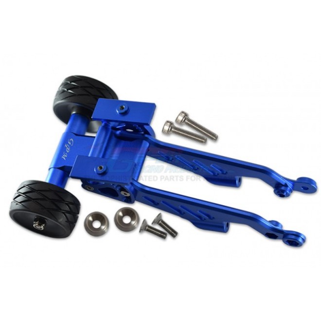 ALUMINUM REAR WHEELIE WITH WING MOUNT--MAO040R