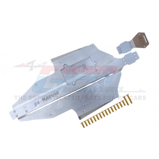 STAINLESS STEEL CHASSIS PROTECTION PLATE SET--RZRZSP1