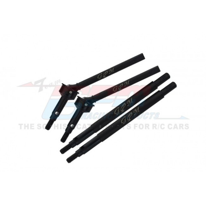 MEDIUM CARBON STEEL FRONT CVD AND REAR AXLE SHAFTS SET--TRX4M032S