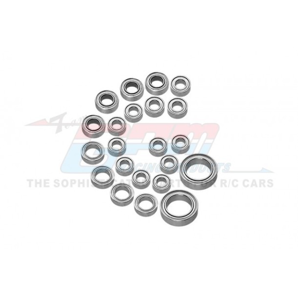 TRAXXAS TRX-4M FULL SET STEEL SEALED BEARINGS (8x12x3.5mm-2pcs,5x8x2.5mm-4pcs,4x8x3mm-4pcs,3x6x2.5mm-8pcs,3.5x7x2.5mm-4pcs)--TRX4MBEARING