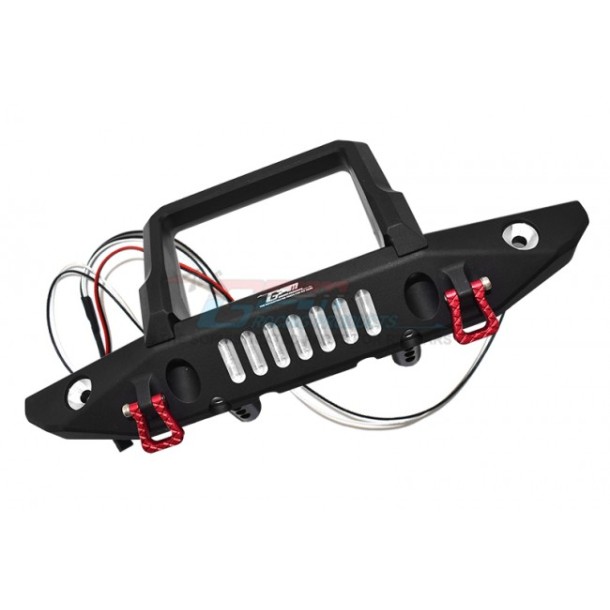 ALUMINIUM FRONT BUMPER WITH D-RINGS--SCX6330F