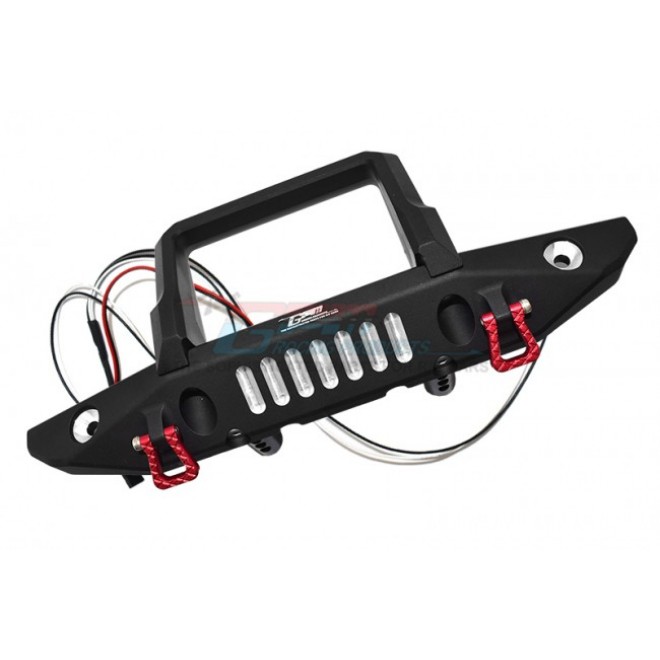 ALUMINIUM FRONT BUMPER WITH D-RINGS--SCX6330F