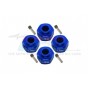 ALUMINUM WHEEL HEX ADAPTERS +3MM--SCX3010/+3M