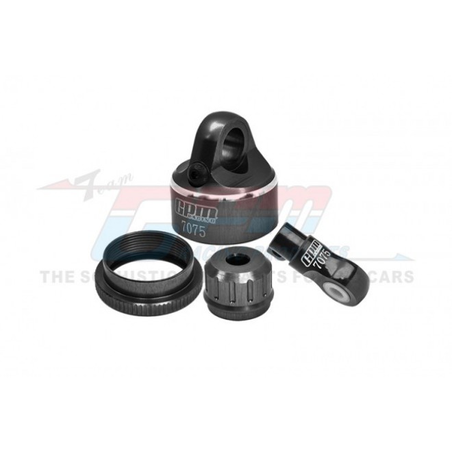 ALUMINUM 7075 SHOCK CAP AND SHOCK END SET--MXDP