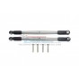 STAINLESS STEEL FRONT/REAR SUPPORTING TIE ROD -6PC SET--ER2049S/2