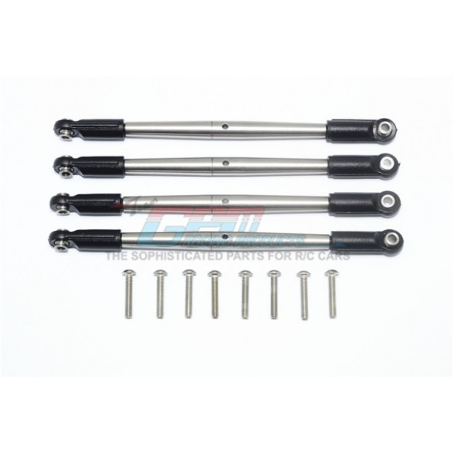 STAINLESS STEEL FRONT+REAR SUPPORTING TIE ROD -12PC SET--ER2049S/4