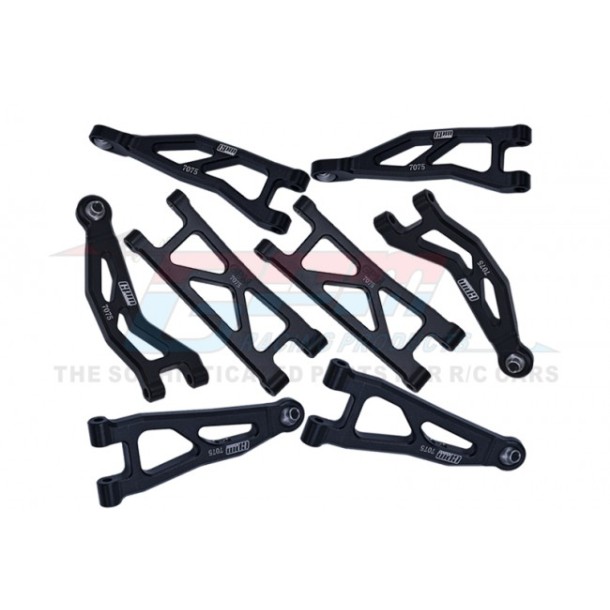 ALUMINUM 7075 FRONT AND REAR SUSPENSION ARMS SET--MGG4567