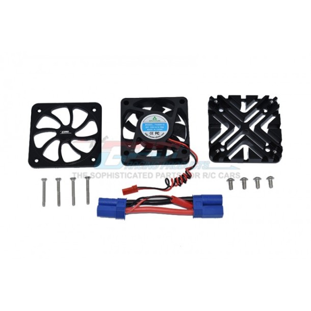 ALUMINUM MOTOR HEATSINK WITH COOLING FAN--MAKX018FAN