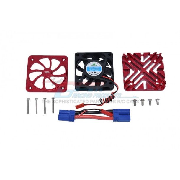 ALUMINUM MOTOR HEATSINK WITH COOLING FAN--MAKX018FAN