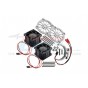 ALUMINUM 7075-T6 MOTOR HEATSINK WITH DUAL COOLING FAN AND ADJUSTABLE MOUNT--MAKX018FANB