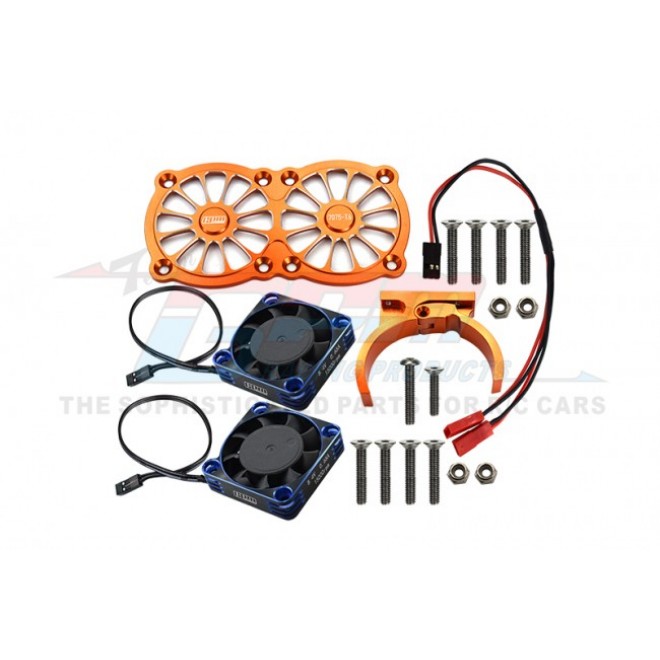 ALUMINUM 7075-T6 MOTOR HEATSINK WITH DUAL METAL FRAME WATERPROOF COOLING FAN AND ADJUSTABLE MOUNT--MAKX018FANC