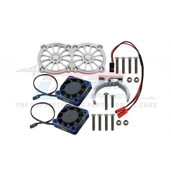 ALUMINUM 7075-T6 MOTOR HEATSINK WITH DUAL METAL FRAME WATERPROOF COOLING FAN AND ADJUSTABLE MOUNT--MAKX018FANC