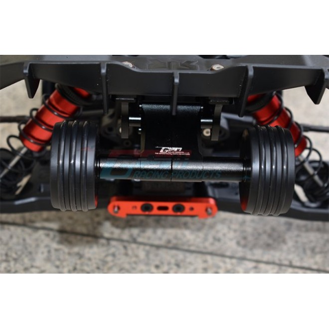 ALUMINUM REAR WHEELIE WITH WING MOUNT--MAKX040R