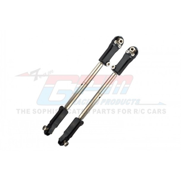 ALUMINUM+STAINLESS STEEL ADJUSTABLE FRONT STEERING TIE ROD--MAKX162S