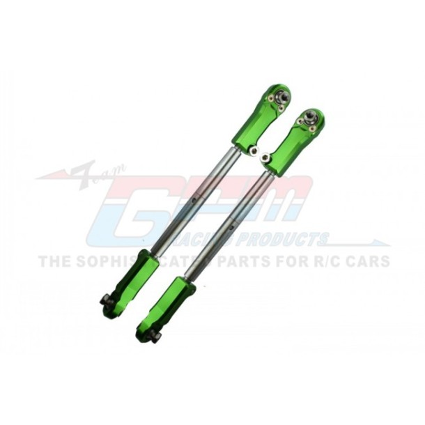 ALUMINUM+STAINLESS STEEL ADJUSTABLE FRONT STEERING TIE ROD--MAKX162S