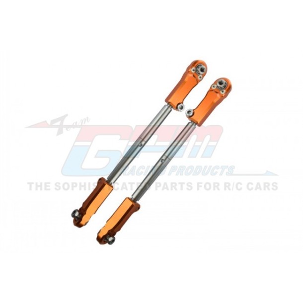 ALUMINUM+STAINLESS STEEL ADJUSTABLE FRONT STEERING TIE ROD--MAKX162S