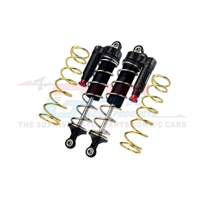 ALUMINUM 6061-T6 FRONT L-SHAPE PIGGY BACK (BUILT-IN PISTON SPRING) ADJUSTABLE SPRING DAMPERS 177MM--MAKX177F/LA