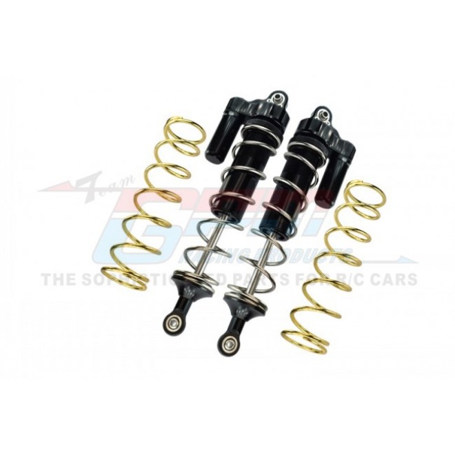 ALUMINUM REAR L-SHAPE PIGGY BACK SPRING DAMPERS 187MM--MAKX187R/L