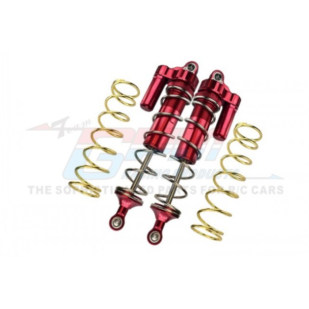 ALUMINUM REAR L-SHAPE PIGGY BACK SPRING DAMPERS 187MM--MAKX187R/L