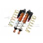 ALUMINUM 6061-T6 REAR L-SHAPE PIGGY BACK (BUILT-IN PISTON SPRING) ADJUSTABLE SPRING DAMPERS 187MM--MAKX187R/LA