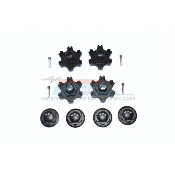 ALUMINUM WHEEL HEX (+6MM)+WHEEL LOCK--MAF10A+6MM/2