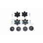 ALUMINUM WHEEL HEX (+6MM)+WHEEL LOCK--MAF10A+6MM/2