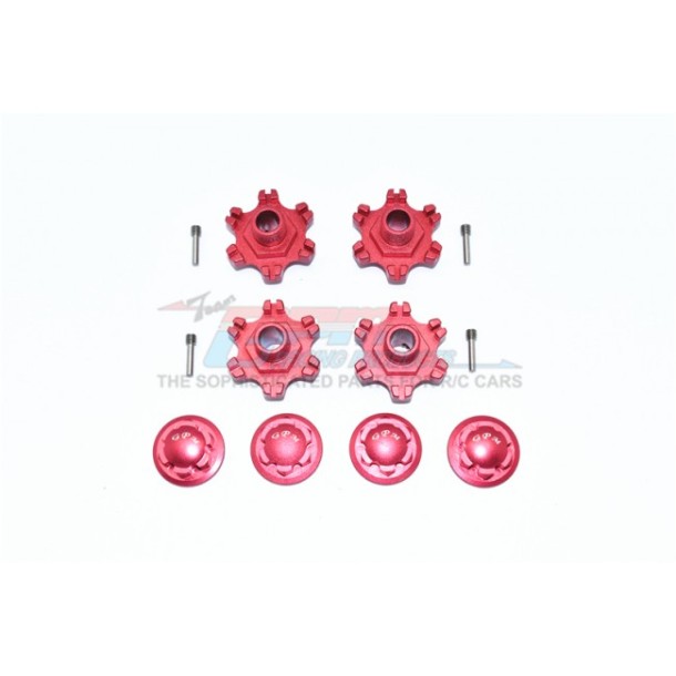 ALUMINUM WHEEL HEX (+6MM)+WHEEL LOCK--MAF10A+6MM/2