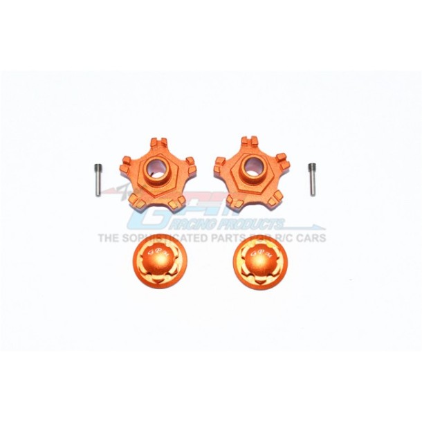 ALUMINUM WHEEL HEX (+6MM)+WHEEL LOCK--MAI10A+6MM