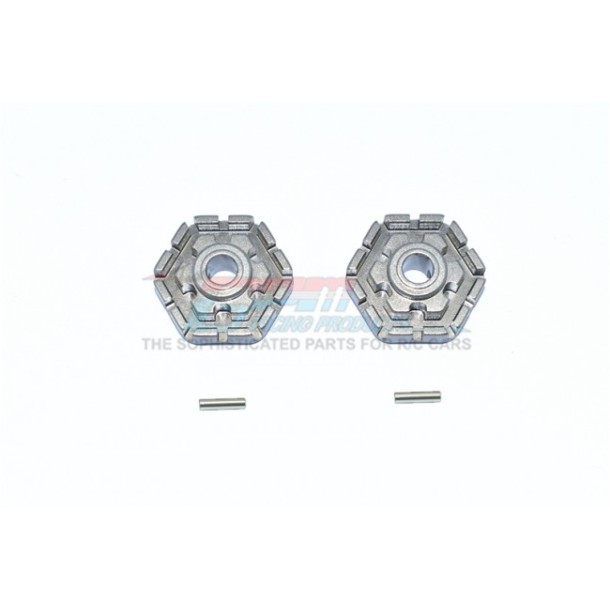 ALUMINUM WHEEL HUB HEX (+2MM)--TXMS010/+2MM