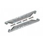 ALUMINUM CHASSIS NERF BARS (SILVER INLAY VERSION)--TXMS014X