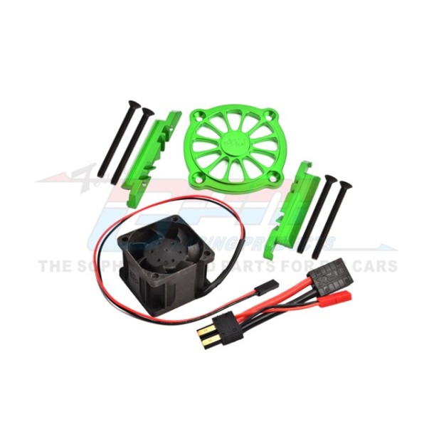 ALUMINUM MOTOR HEATSINK WITH COOLING FAN--TXMS018FAN