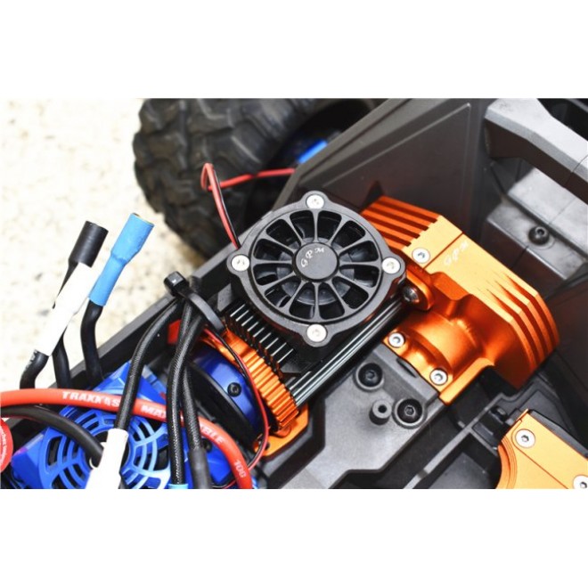 ALUMINUM MOTOR HEATSINK WITH COOLING FAN--TXMS018FAN