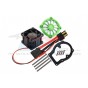 ALUMINUM 6061-T6 MOTOR HEATSINK WITH COOLING FAN--SLE018FAN