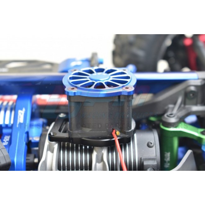 ALUMINUM 6061-T6 MOTOR HEATSINK WITH COOLING FAN--SLE018FAN