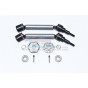 HARDEN STEEL+ALUMINUM FRONT/REAR ADJUSTABLE CVD DRIVE SHAFT+HEX ADAPTER (+2MM)--TXMS123AHEX